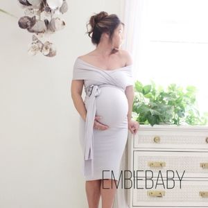 Maternity dress Bodycon Wrap